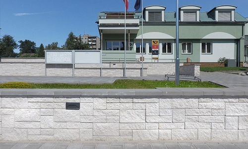 Fotografie realizací opěrných zdí